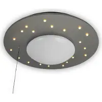 Niermann Standby Taklampe Starlight med stjernehimmel, sølv