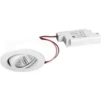 Brumberg downlight IP65 rund dimbar hvit