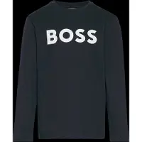 BOSS Genser - Navy m. Hvit - - 6 år (116) - Genser