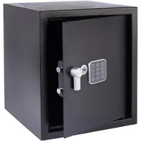 Yale YSV/390/DB2 kontorsafe 40 l tastatur- og nøkkellås, svart stål