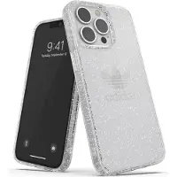 Adidas OR beskyttende klart etui med glitter til iPhone 13 Pro / iPhone 13 - gjennomsiktig sølv