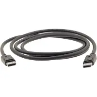 Kramer C-DP-50 - DisplayPort kabel - DisplayPort (han) haspet til DisplayPort (han) haspet - DisplayPort 1.2 - 15,2 m - 4K-støtte - sort
