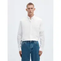 Selected Regrick Oxford Flex Skjorte Med Lange Ermer