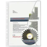 FolderSys samleomslag A4 transparent 10 stk 1554255