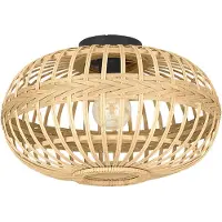 Eglo Taklampe Amsfield av bambus, oval