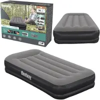 Bestway Oppblåsbar madrass med innebygd USB-pumpe Tritech Air Twin/191x97x36 cm
