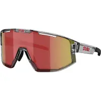 Bliz Fusion Transparent Dark Grey Solbriller grå