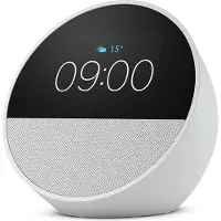 Amazon Echo Spot - Smarthøyttaler - LCD 2.83 - Bluetooth, Wi-Fi - Appstyrt - Isbrehvit