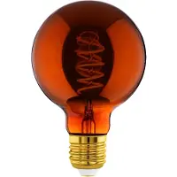 Eglo LED Globe E27 G95 4W Filament 2,000K kobber