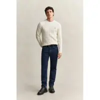 Gant for man. 1000021 Jaans Regular Fit blue wash (29/36), Casual, Cotton, Denim, Classic