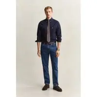 Gant for man. 1000021 Regular fit jeans, vintage medium blue wash (32/36), Casual, Cotton, Denim