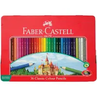 Faber-Castell Metalletui 36 Fargeblyanter