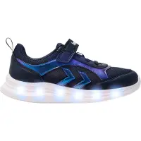 Hummel Sko m. Lys - Glow - Black Iris - - 34 - Blinkende sko