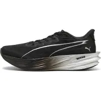 Puma Deviate Pure NITRO Running Shoes Men, Sport, Black/Flat Dark Gray/Silver, 46.5