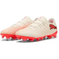 Puma FUTURE 9 PLAY FG/AG Football Boots Unisex, Men, Sugared Almond/White/Ultra Red, 47