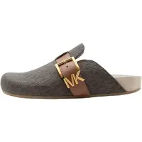 Michael Kors for woman. 40T6GRFP1B Greta shoes with brown logo (39), Flat, None, Casual