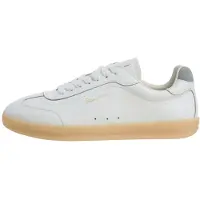 Pepe Jeans for woman. PLS000041 Off-white Ball Plain leather sneakers (40), Flat, None, Casual