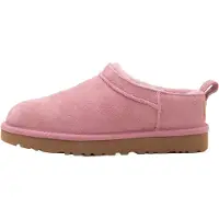 Ugg for woman. 1173891 Malva Classic Micro leather boots (38), Flat, Suede, None, Casual, Purple