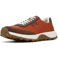 Camper for man. K100864-053 Orange Drift Trail sneakers (42), Flat, Laces, Casual, Recycled polyester