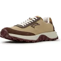 Camper for woman. K201462-062 Drift Trail brown sneakers (38), Flat, Laces, Casual, Recycled polyester