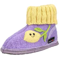 Haflinger Tøfler - Hüttenschuh Sitron - Orchidee - - 29 - Tøfler