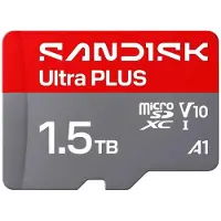SanDisk Ultra PLUS - Flashminnekort - 1.5 TB - A1 / Video Class V10 / UHS-I U1 / Class10 - microSDXC UHS-I