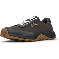 Camper for man. K100864-060 Drift Trail sneakers in gray and black (44), Flat, Laces, Casual, Grey, Recycled polyester
