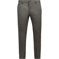 Alberto Rob New Jersey Chino Check Grå Brun Taupe Størrelse W 36