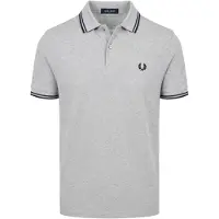 Fred perry for man. M3600 Steel grey Twin Tipped polo shirt (XXL), Casual, Cotton, Short sleeve