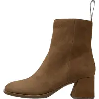 Camper for woman. K400798-008 Kora brown leather ankle boots (38), 5 to 8 cm, None, Classic