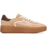 Xti for woman. 14627803-BEIGE Beige sneakers 146278 (41), Flat, Laces, Casual