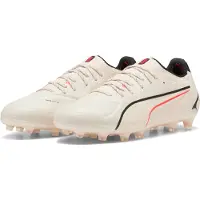 Puma KING 20 ULTIMATE FG/AG Football Boots Unisex, Sport, Sugared Almond/Black/Ultra Red, 36