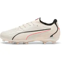 Puma KING 20 PRO FG/AG Football Boots Unisex, Shoes, Sugared Almond/Black/Ultra Red, 37