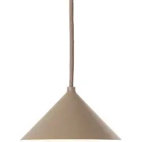 Frandsen hengelampe Grasp, sandgrå, Ø 15 cm, stikkontakt