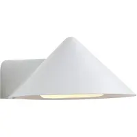 Frandsen vegglampe Grasp, matt hvit, 40 cm, stikkontakt