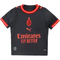 Puma Fotballdrakt - AC Milan 3. Skjorte - Flat Dark Grå/Lysende - - 8 år (128) - Fotballtrøye