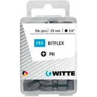 Witte Ph 1 Bitflex Kryssformede Bits 25 Stykker
