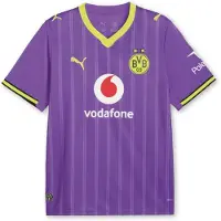 Puma Borussia Dortmund 26/27 Third Jersey Youth, Clothing, Purple Glimmer/Yellow Alert, 5-6Y