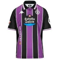 Kappa Real Valladolid Cf 26/27 Kombat Borte Junior T-skjorte Med Korte Ermer