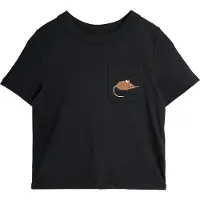 Mini Rodini T-skjorte - Elephant Spissmus - Svart - - 6-7 år (116-122) - T-skjorte