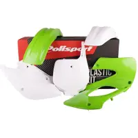 Polisport Off Road Mx Kawasaki Kx85/100 01-13 Oem 90541 Plastsett