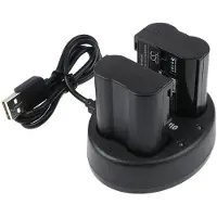 Cameron Sino Batteri til sminkespeil for Nikon Coolpix D7000, D800, digital speilreflekskamera D800 m.fl.