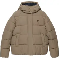 Superdry for woman. W5012207A Premium hooded jacket in brown (XXS), Casual, Recycled Polister