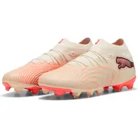 Puma FUTURE 9 PRO FG/AG Football Boots Unisex, Sport, Sugared Almond/White/Ultra Red, 44