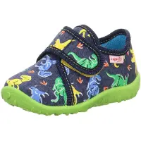 Superfit Tøfler - Flekkete - Blå m. Dinosaurer - - 19 - Tøfler