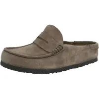 Birkenstock for woman. 1029712 Brown Naples Wrapped Leather Loafers (Narrow Fit) (36), Flat, Suede, None, Casual