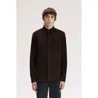 Fred perry for man. M3462 Brown Needle Cord shirt (XL), Casual, Cotton, Long sleeve