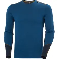 Helly Hansen Lifa Merino Midweight Crew, Herre, Dark Blue