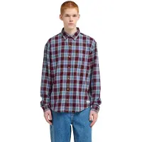 Element Button Down Flannel Regular Fit Skjorte Med Lange Ermer