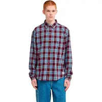 Element Button Down Flannel Regular Fit Skjorte Med Lange Ermer